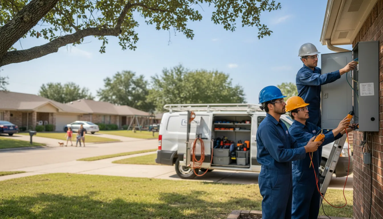 Certified electrician providing emergency electrical services in Barnesville, OH